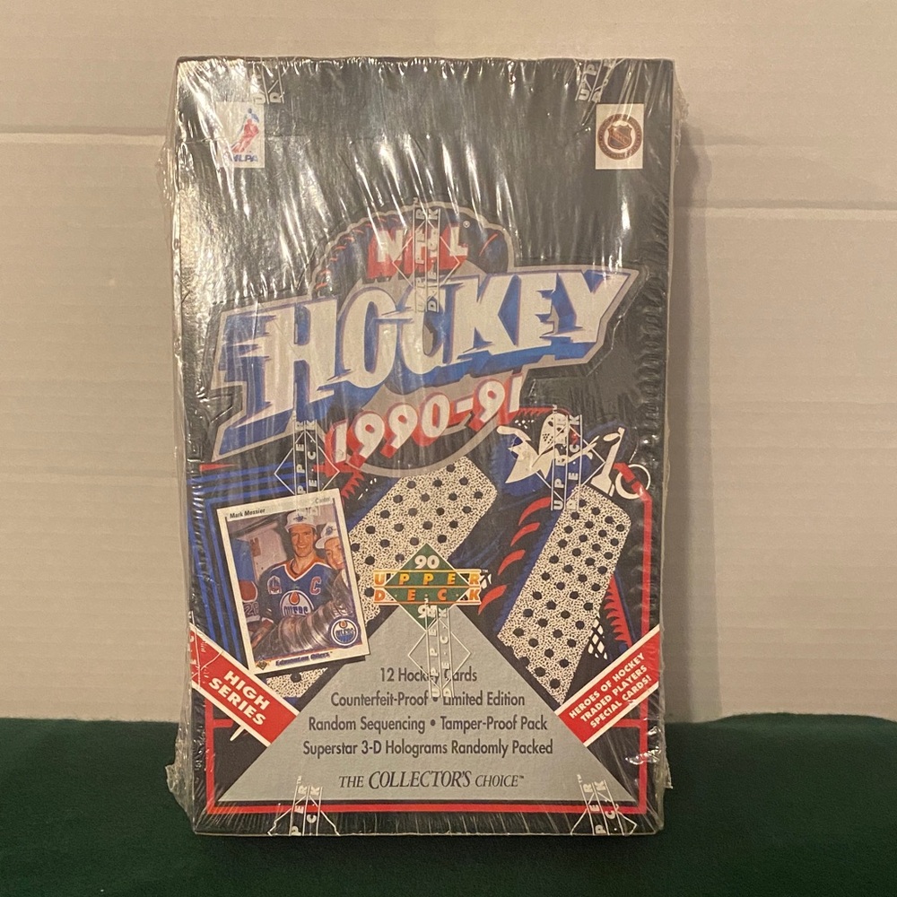 1990-91 upper deck high series hockey cards factory sealed